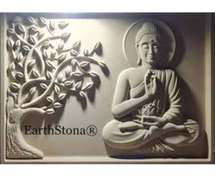 Buddha Stone Wall Mural | EarthStona