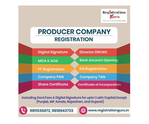 Register Your Producer Company – Hassle-Free & Affordable Services