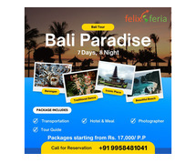 Bali Couple Tour Package – 7 Nights / 8 Days  | Felix Feria Travels