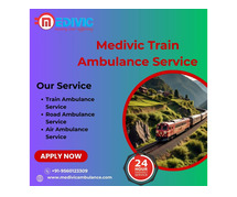 Medivic Train Ambulance Services in Gorakhpur Transfer Patients with Highest Care