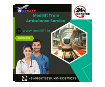 Medilift Train Ambulance in Patna provides Relocation to Injured Patients