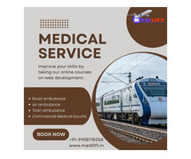 Medilift is becoming the Most Popular Train Ambulance Service in Kolkata.