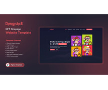 Dimigistics - NFT Website Figma Template - DesignToCodes