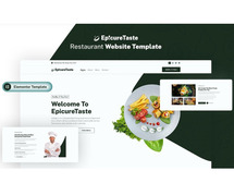 EpicureTaste - Premium Restaurant Elementor Website Template - DesignToCodes