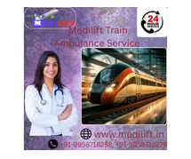 Medilift Train Ambulance in Mumbai can be customized as per the Patient's Need