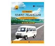 Book 12 seater Tempo Traveller in Jaipur