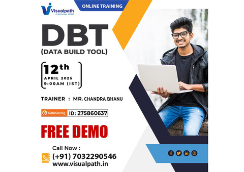 Data Build Tool Online Training Free Demo on 12th April
