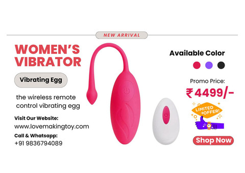 Summer Promo Wireless Egg Vibrator for Women Call 9836794089