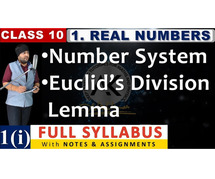 Real Numbers Class 10 Maths Chapter 1 | Euclid’s Division Lemma | MathYug | CBSE & NCERT