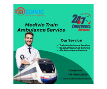 Medivic Aviation train ambulance in Kolkata provides treatment to patients at budget-friendly rates