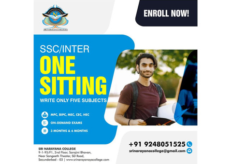 Inter One Sitting College in Hyderabad