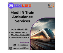 Book Medilift Train Ambulance at an affordable price for safe transportation in Bangalore