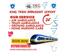 Patient shifting is the purpose of King Train Ambulance Services in Ranchi