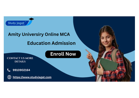 Amity University Online MCA Education Admission