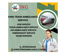 King Train Ambulance in Siliguri offers a Planned Shifting Mission