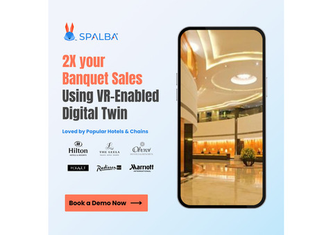 2X Your Banquet Sales with Spalba’s VR-Enabled Digital Twin – Book a Demo Now!