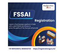 FSSAI Registration Online in India