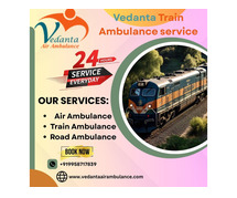 Vedanta Train Ambulance in Thiruvananthapuram makes transfers much easier for patients