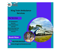 The Patient's Condition is Regularly Checked by King Train Ambulance in Chennai