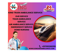 Get Gentle Transportation Service in Dibrugarh from King Train Ambulance