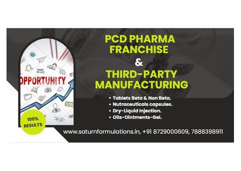 Third Party Manufacturing & PCD Pharma Franchise Scope | Saturn Formulations