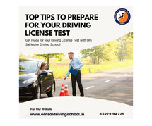Top Tips to Prepare for Your Driving License Test