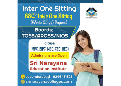 Inter One Sitting College in Hyderabad