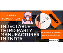 Injectable Third Party Manufacturer in India  | Saturn Formulations