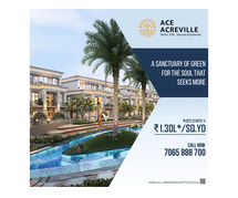 Invest in Land, Invest in Growth ACE AcreVille