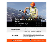 Solar panel price in Jaipur