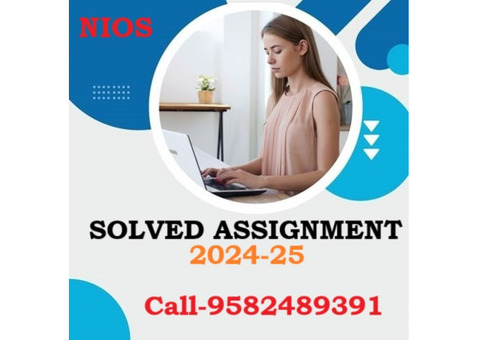 Why Should You Use NIOS Solved TMA?