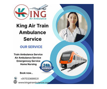 King Train Ambulance in Jamshedpur is ready to Provide Care during Travel