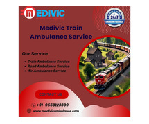 Book Medivic Train Ambulance in Darbhanga for a World-Class Transfer Journey