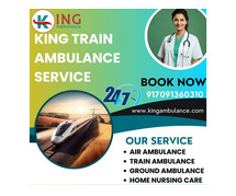 King Train Ambulance Service in Bangalore provides the best treatment to the patients