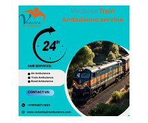 Vedanta Train ambulance service in Raipur offers you efficient and safe transit