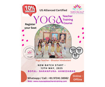 US Alliance Certified Yoga Teacher Training Course by  Nirvikalp yoga academy in Ahmedabad