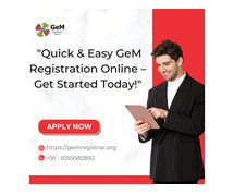 "Quick & Easy GeM Registration Online – Get Started Today!"