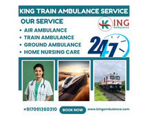 King Train Ambulance in Ranchi Make Coach Reservations on High-Speed Trains