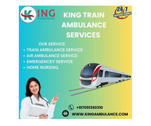 King Train Ambulance in Raipur Prioritizes Care during Long-Distance Transfer