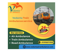 Vedanta Train Ambulance Service in Ernakulam offers Reliable Medical Transport