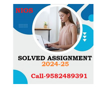 NIOS Class 12 TMA Solved 2025