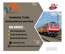 Vedanta Train Ambulance in Raipur controls patient health on long-distance journeys
