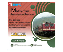 Medivic  Train Ambulance in Silchar Takes Care of All the Transfer Formalities