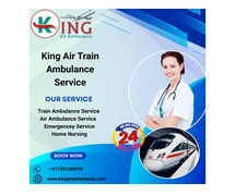 King Train Ambulance in Jamshedpur Handles Every Step with Care and Planning