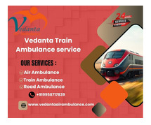 Get Serious Patient Transfers in Ernakulam through Vedanta Train Ambulance Services