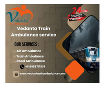 Vedanta Train Ambulance in Kerala is equipped with all the necessary equipment