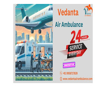 Hire Vedanta Air Ambulance Service in Bhubaneswar with Fabulous ICU Facilities