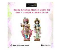Radha Krishna Marble Murti for Sale – Temple & Home Decor