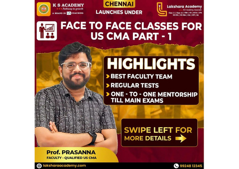 US CMA Classes in Coimbatore | US CMA Course at Lakshara Academy