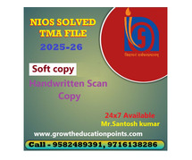 NIOS Class 10th solved assignments TMA answers